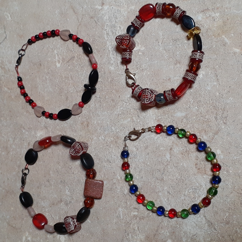 Women's Handcrafted 4-Piece Bracelet Set